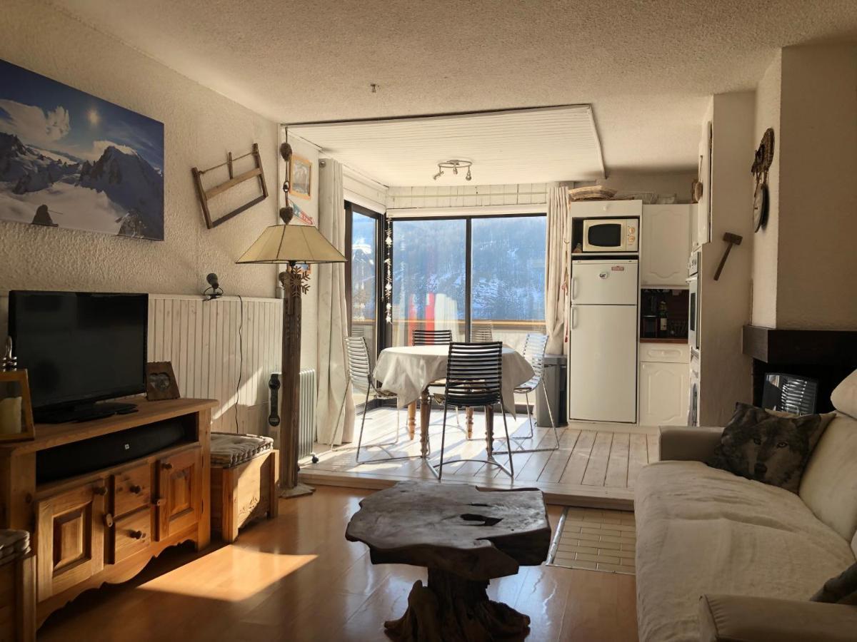 Grand Studio La Foux D Allos Avec Vue Et Terrasse 外观 照片
