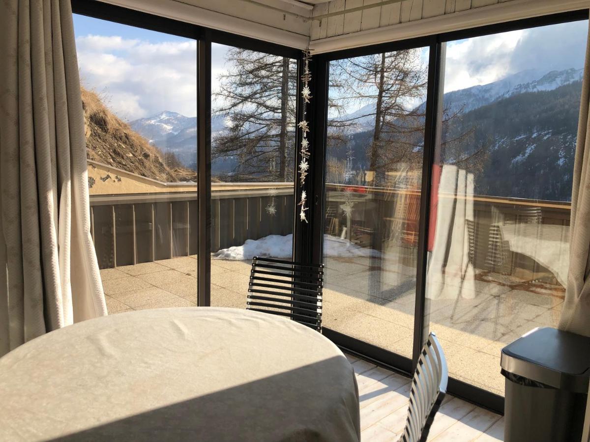 Grand Studio La Foux D Allos Avec Vue Et Terrasse 外观 照片